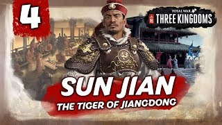 THE LITTLE CONQUEROR ATTACKS Total War Three Kingdoms  Sun Jian  Romance Campaign 4 [upl. by Velma]