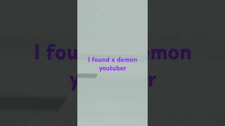 Its xdemon to youtuber 😱 [upl. by Baldridge294]