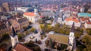 Kecskemét Inner City  Belváros 2017  4K [upl. by Brahear]