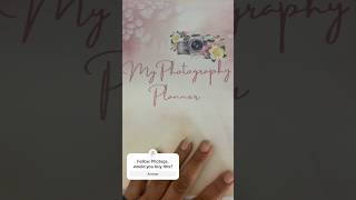 Photographer’s Planner coming soon photogplanner photographer photographerplanner [upl. by Niessuh]