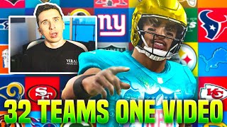 WINNING A GAME WITH EVERY NFL TEAM IN ONE VIDEO [upl. by Meela]