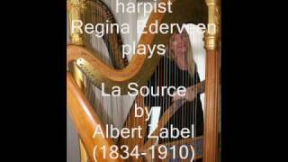 Harpist harpiste Regina Ederveen plays La Source by Albert Zabel on harp [upl. by Tenney926]