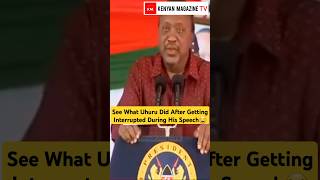 When Uhuru Kenyatta got interrupted by an Aeroplane during his speech as the President of Kenya [upl. by Anitsirk423]