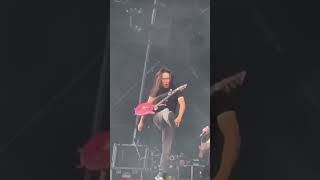 Herman Li Breaks Guitar Onstage [upl. by Eninahpets]