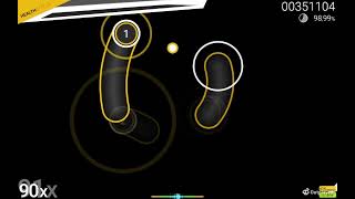 Osu Vanilla Chocolat Speed up ver Alphabets Insane S 9786 [upl. by Eillib]