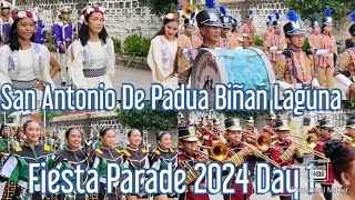 San Antonio De Padua Biñan Laguna Fiesta Parade 2024  Day 1 [upl. by Lynett]