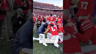 Ohio State and Michigan did a prayer after their game shorts ohiostate michigan [upl. by Chessy287]