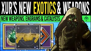 Destiny 2 XURS CATALYST COMBO amp NEW WEAPONS 71 Stat Exotic Catalysts Engrams amp Armor 4th Oct [upl. by Narda763]