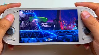 Retroid Pocket 5 Handheld Android Play Game 60FPS [upl. by Htiekal]