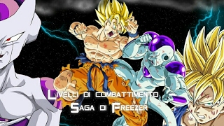 Livelli combattimento Saga di Freezer  Dragon Ball Z [upl. by Nayek]