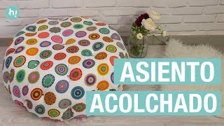 Cómo hacer un asiento acolchado con un neumático · Handfie DIY [upl. by Raynah451]