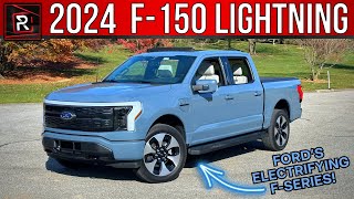 The 2024 Ford F150 Lightning Platinum Is A Useful amp Ultra Fancy Electric FSeries [upl. by Fenelia]