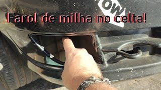 Instalando Farol de milha no celta [upl. by See384]