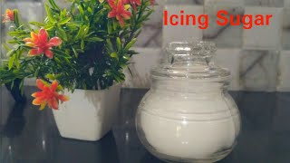 Icing Sugar Recipe  Home Made Icing sugar  Confectioners Sugar  Icing sugar recipe for cakes [upl. by Jamey839]