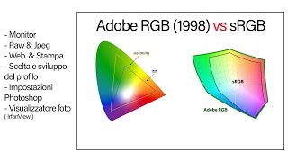 ADOBE RGB 1998 vs sRGB cosa sono e quali scelte influenzano  SullaFotografia [upl. by Yahsel]