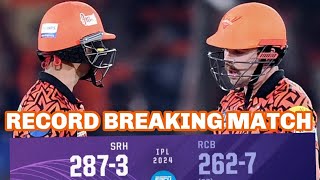 Highest Scoring T20 match ever  Record Breaking Match Review ipl2024 cricketnews umerthink [upl. by Airemat]