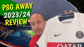 New PSG 2324 Nike Away Kit Review [upl. by Yaned]