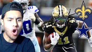 SAINTS VS COWBOYS REACTION HIGHLIGHTS [upl. by Adnomal262]