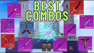 TOP 10 BEST amp EASIEST ONE SHOT COMBOS FOR BEGINNERS SWORDMAIN  Blox Fruits Ranking [upl. by Nan]