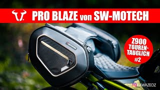 PRO BLAZE Satteltaschen von SWMotech  Montage Vorstellung  Kawasaki Z900 [upl. by Bianka]