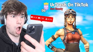 I Put My Tik Tok In My Fortnite Name [upl. by Lenneuq]