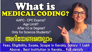 Medical Coding Explained in Malayalam What is Medical Coding  Scope Fees Eligibility Salary [upl. by Chapell997]