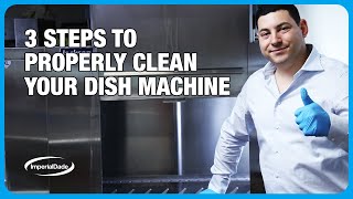 How to Clean a Commercial Dish Machine in 3 Steps [upl. by Diraj]