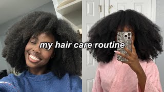 MY HAIR CARE ROUTINE FOR STRONGER NATURAL HAIR  type 4 🌀✨ [upl. by Malinowski]