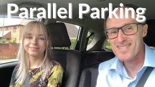 How to parallel park  Driving lesson with tips to correct [upl. by Eiliak780]