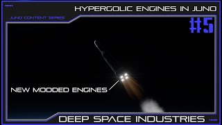 I Added Hypergolic Engines To Juno New Origin New Mod [upl. by Kcinemod311]