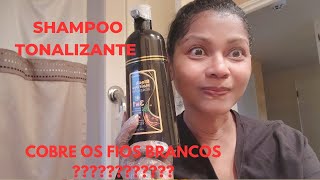 SHAMPOO TONALIZANTE Cobre todos os cabelos brancos em 5 minutos seráglamur [upl. by Laroy367]