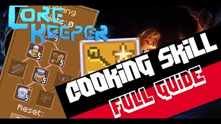 how to level cooking fast  Best skills to use  Core Keeper Early Access [upl. by Lindblad786]