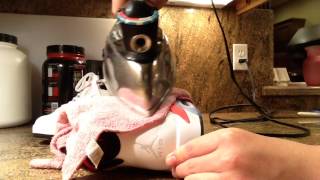 How to take creases out of white Infrared 6s [upl. by Hayalat]