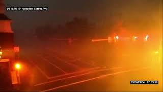 Watch disastrous footage of Hurricane Helene as it makes possible catastrophic landfall in Florida [upl. by Astrahan602]