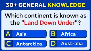 How Good Is Your General Knowledge Take This 30question Quiz To Find Out Part 5 [upl. by Kristoforo509]