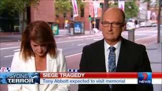 Sunrise host Natalie Barr fights back tears  Sydney Hostage Siege  Seven News  16122014 [upl. by Nylhtak234]