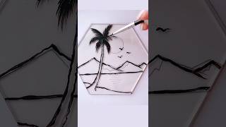 glass painting art painting shorts [upl. by Inalak85]