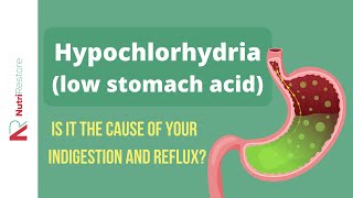 Hypochlorhydria low stomach acid Is it the cause of your indigestion and reflux [upl. by Adlez]