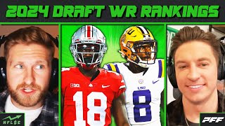 2024 NFL Draft WR Rankings  NFL Stock Exchange [upl. by Courtney394]