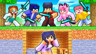 Aphmau VS 10 HUNTERS in Minecraft [upl. by Marthe471]