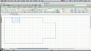 How to Make a Floorplan in Excel  Microsoft Excel Tips [upl. by Schuh]