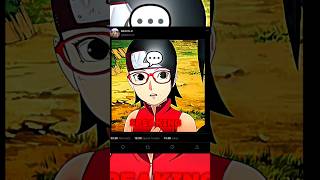 SARADA WANT MANGEKYO SHARINGAN naruto animeseries shortviral [upl. by Manno]