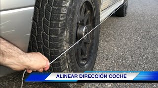 Como Alinear Dirección 🚙Coche de 🚗Paralelo auto en casa 4x4🏎 [upl. by Irpac]