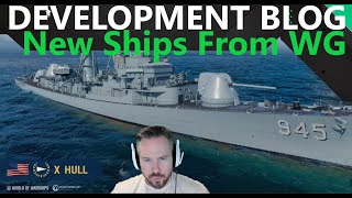 Development Blog  New Ships From WG [upl. by Annnora410]