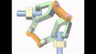 Spherical 4R mechanism 2g [upl. by Annawahs250]