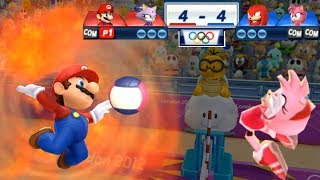 Mario amp Sonic At The London 2012 Olympic Games Beach Volleyball 61 With Team Blaze Mario [upl. by Ettesil]