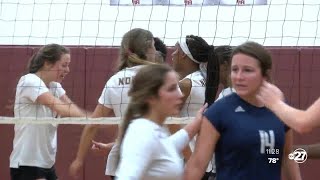 Florida High volleyball tops Sneads [upl. by Daas]