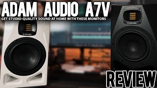 The BEST Studio Monitors You’ve Never Heard Of Adam Audio A7V Podcast [upl. by Kano]