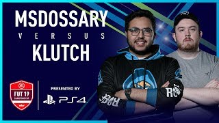 Rogue MsDossary vs Klutch  FUT Champions Cup April 2019 [upl. by Brace]