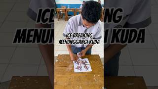 Buatlah gambar menunggangi kuda tersebut jadi benar icebreaking [upl. by Harahs]